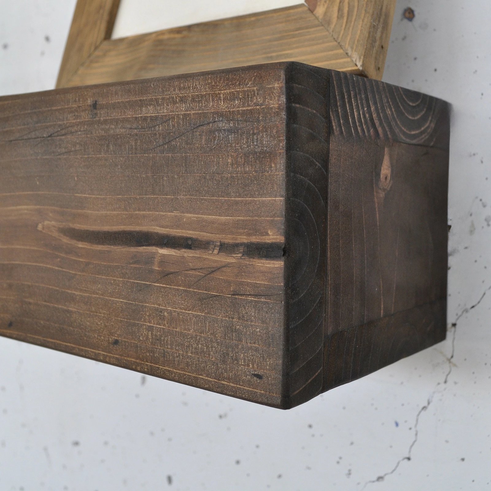 Raf dekorativ prej druri për mur, Skye Decor, Raf273, 2 copë