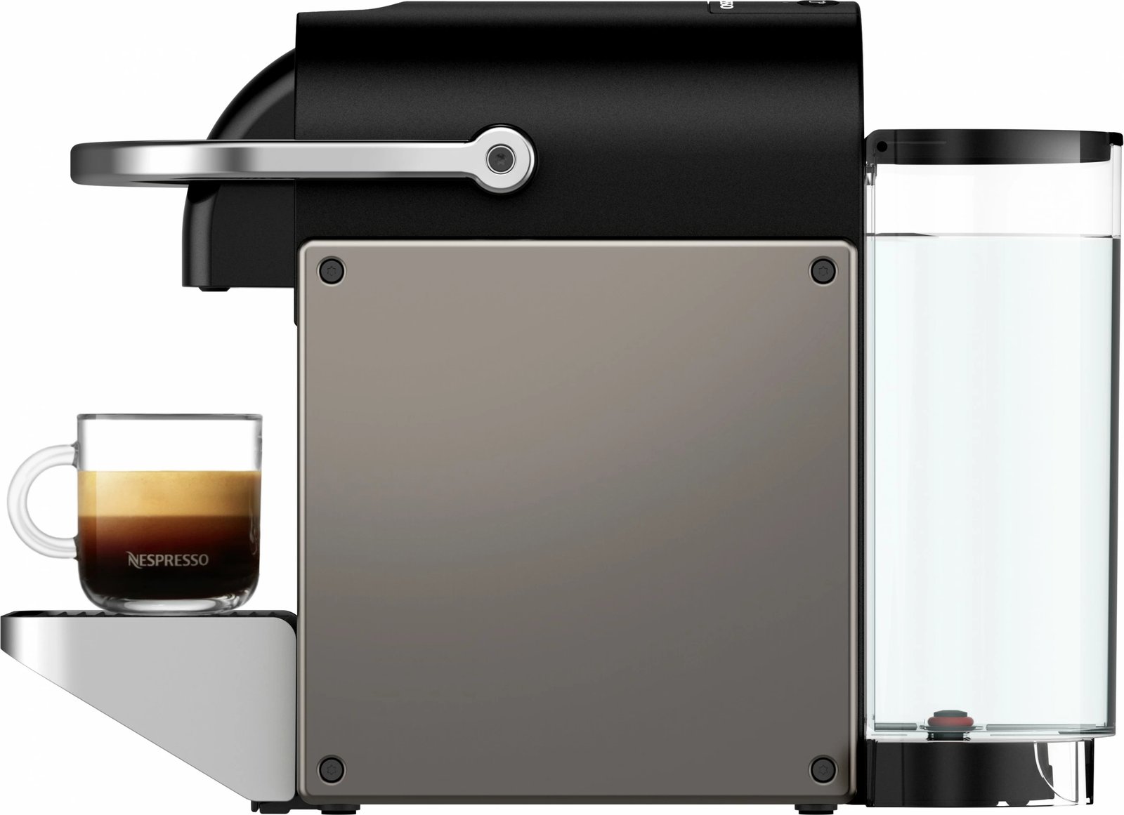 Makinë kafeje me kapsula Krups Pixie XN306T10, 0.7L, 1260W, zezë/titanium