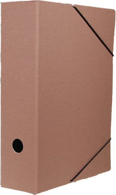 Kuti dosjesh NEXT Nomad gome, H33x24.5x5cm, Kafe