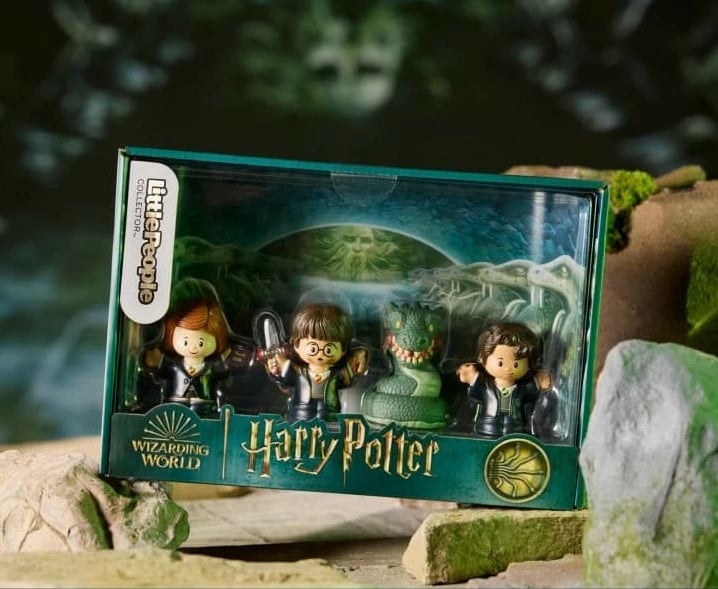 Set figurina Harry Potter Mattel Little People HVG46, 4 copë
