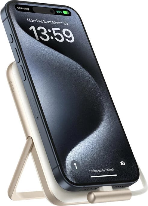Powerbank Choetech B735, 10000mAh, 20W PD, me magnet, me kabllo USB-C, Bardhë