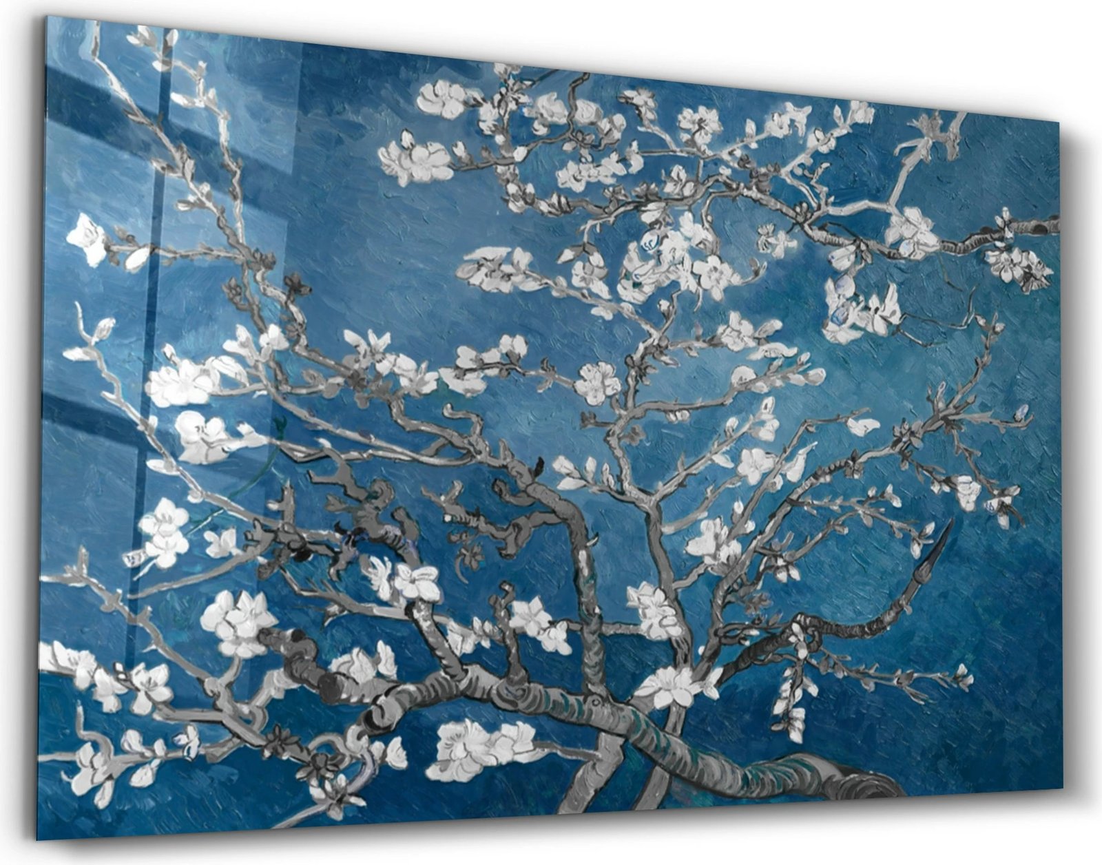 Pikturë dekorative prej xhami të temperuar, shumëngjyrëshe, CAM-1032, 46x72cm