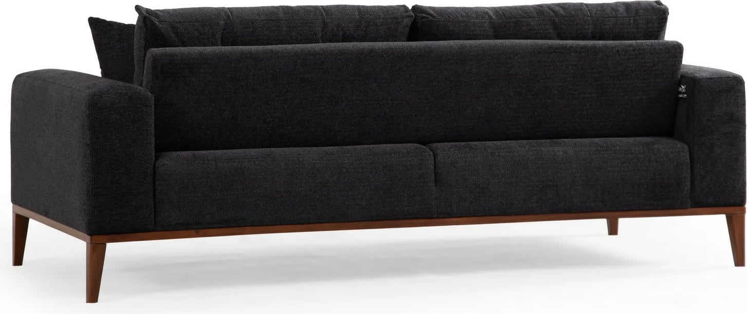 Divan-krevat treshe, ngjyrë antracit, Sinor 3 vendesh