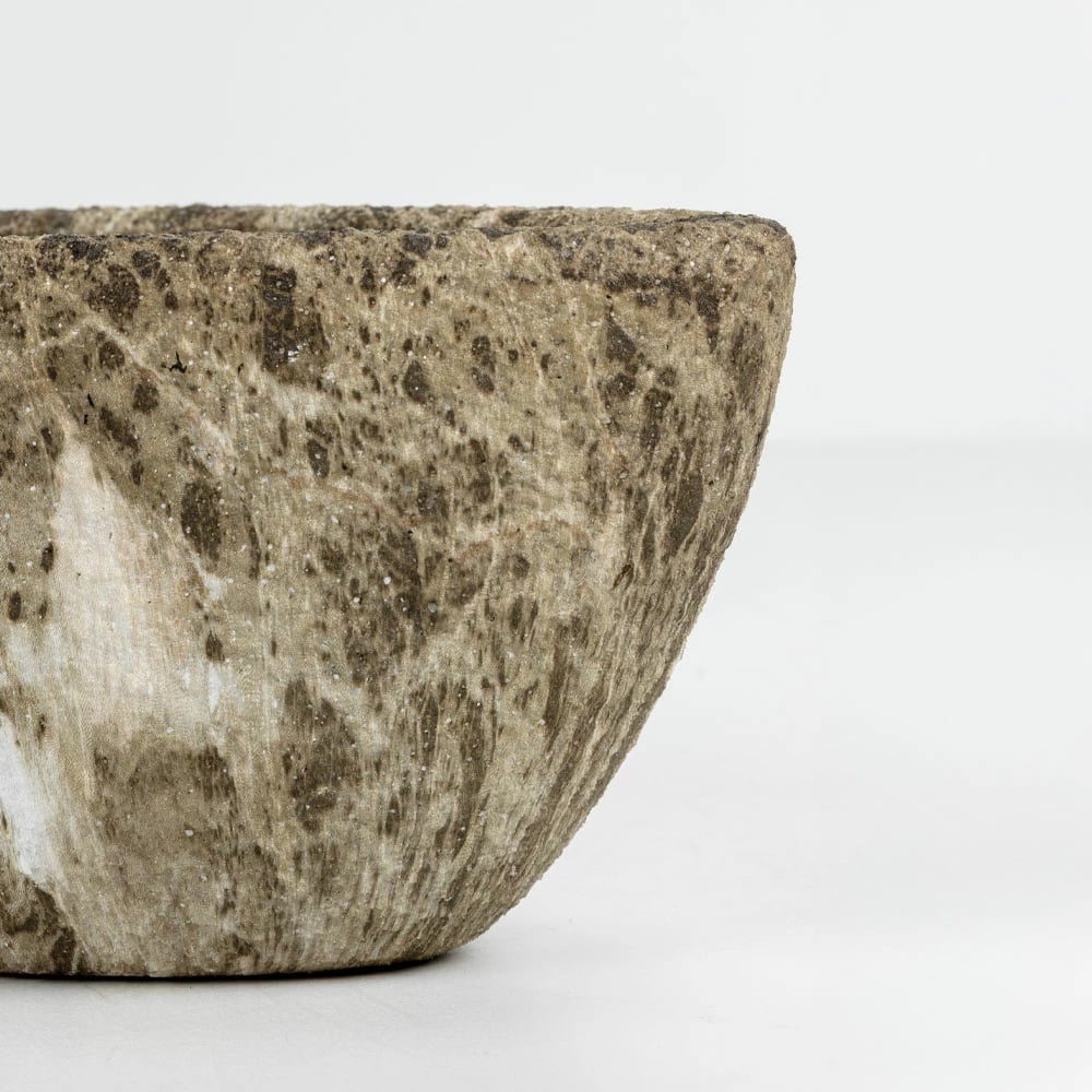 Set vazo për bimë NANGA, 2 copë, qeramikë, bezhë-kafe, 46x22x20cm