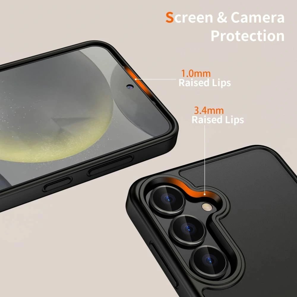 Mbështjellës Tech-Protect MagMat për Samsung Galaxy A26 5G, i zi, gjysmë-transparent