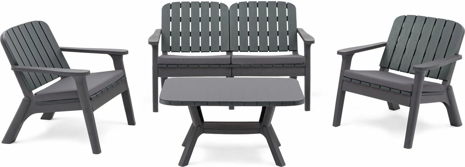 Tavolinë kafeje Skye Decor, silva-antracit, qymyr