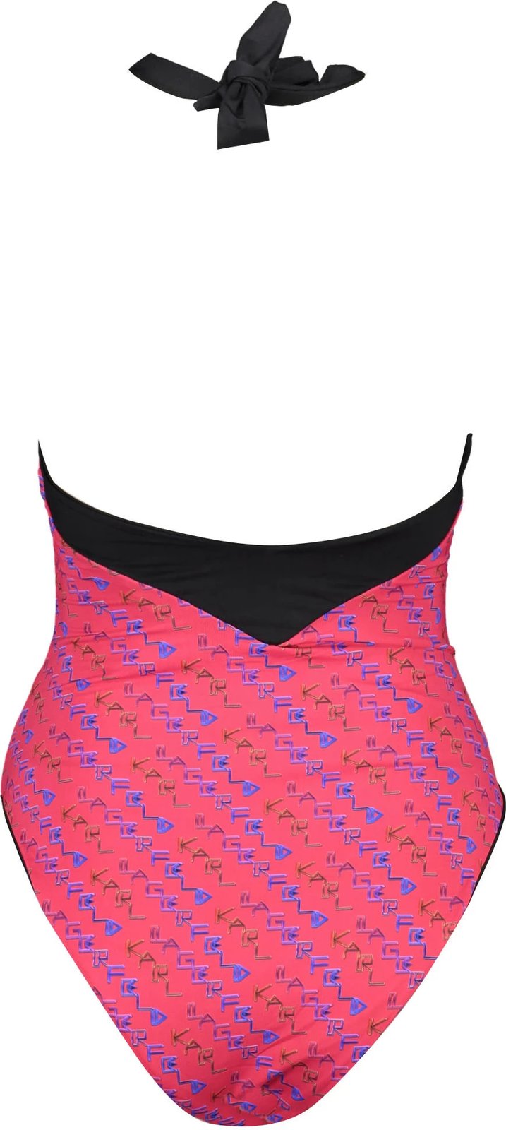 Bikine një pjesë KARL LAGERFELD BEACHWEAR femra, të kuqe