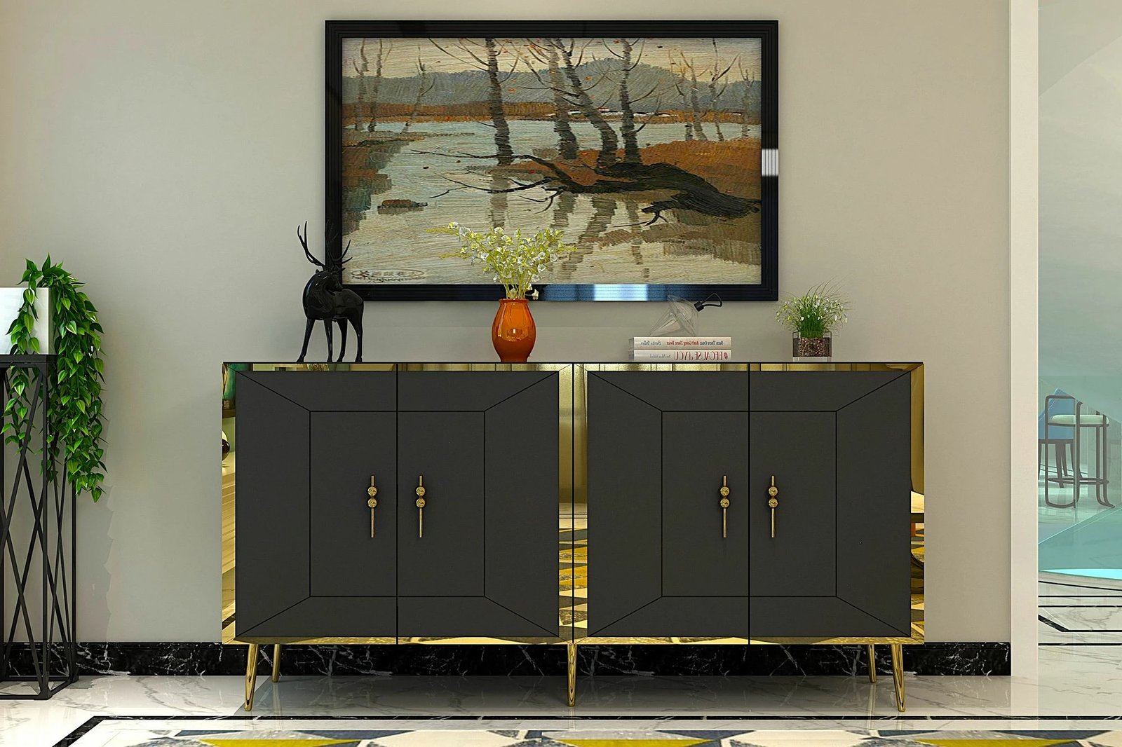 Konsol Skye Decor, Arno KB150, antracit, ari