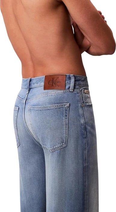 Pantallona Calvin Klein Jeans jeans meshkuj, blu