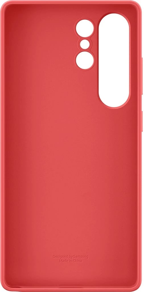 Mbështjellës silikon Samsung Galaxy S25 Ultra, i kuq