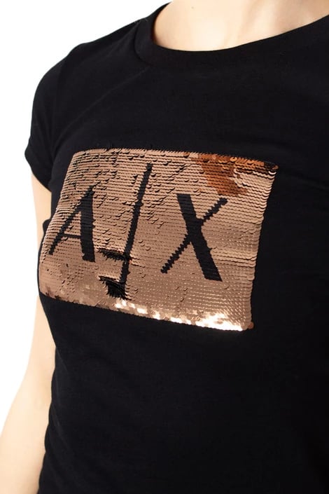 Maicë për femra Armani Exchange, e zezë 