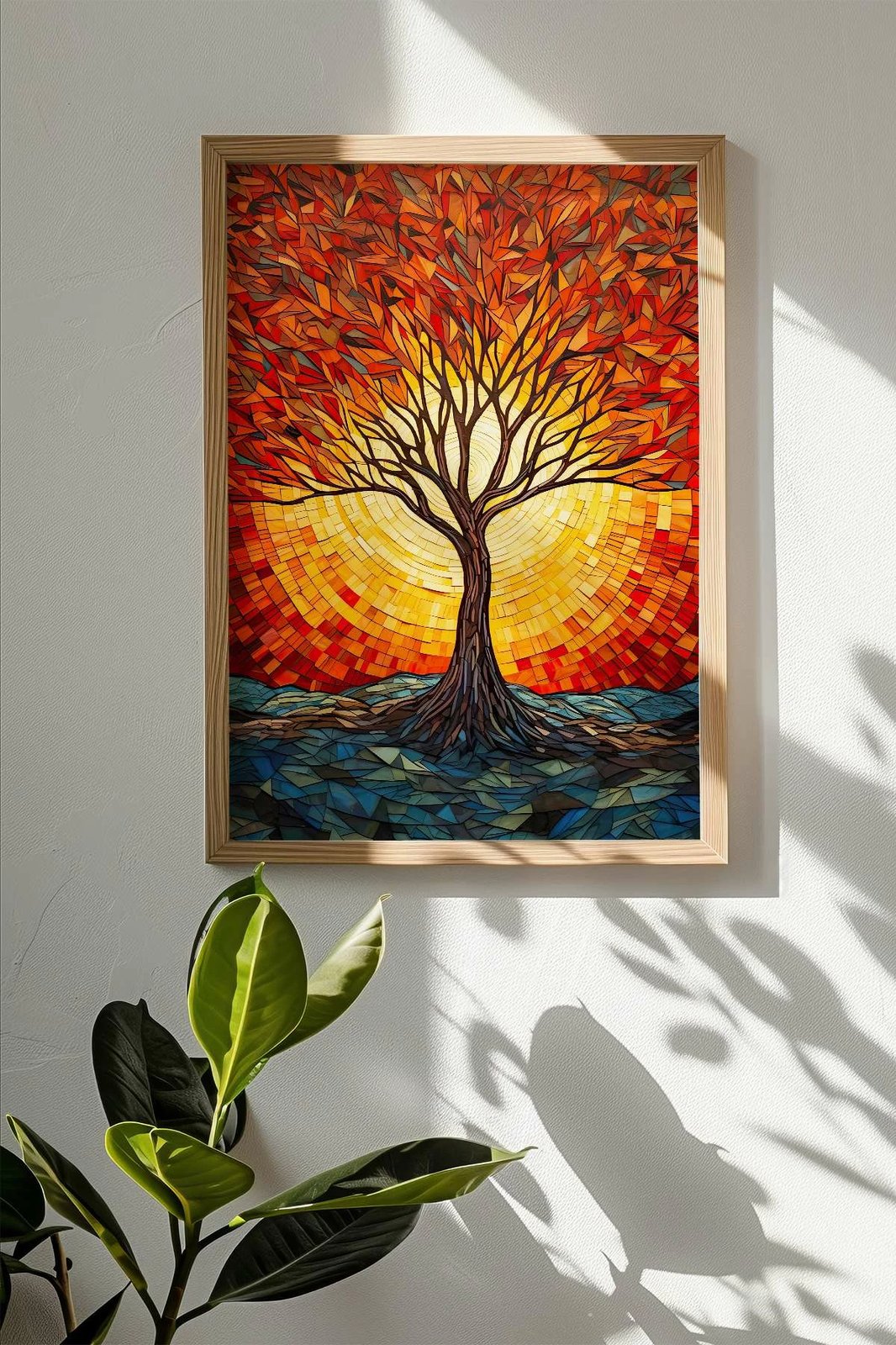 Pikturë dekorative me kornizë, Wallity, Mscartmdl5