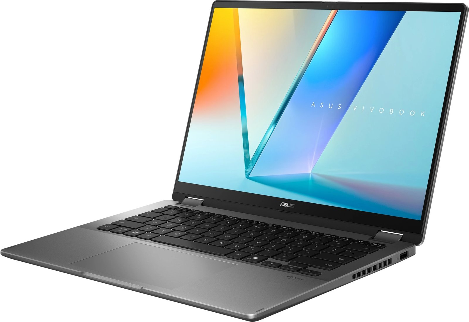 Laptop ASUS Vivobook 14 Flip 90NB14Y1-M004V0, Intel Core Ultra 7, 16 GB, 1 TB, Matte Gray