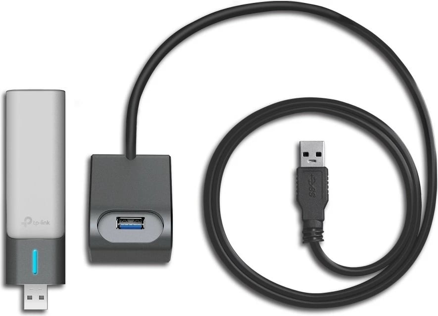 Kartë rrjeti USB TP-LINK Archer TX50UH, AX3000, WiFi 6, me dy antena, e zezë