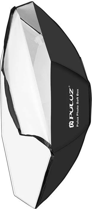 Softbox Puluz PU5125, oktagon, 95 cm, i palosshëm, i zi/bardhë