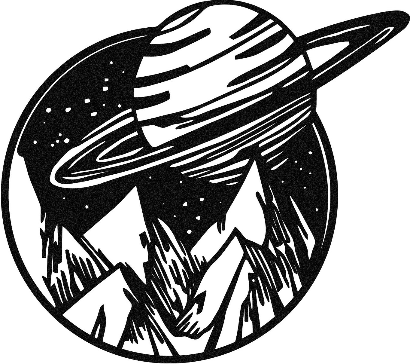 Aksesor dekorativ metalik për mur, Wallity Venus, ngjyrë e zezë, 56x50cm