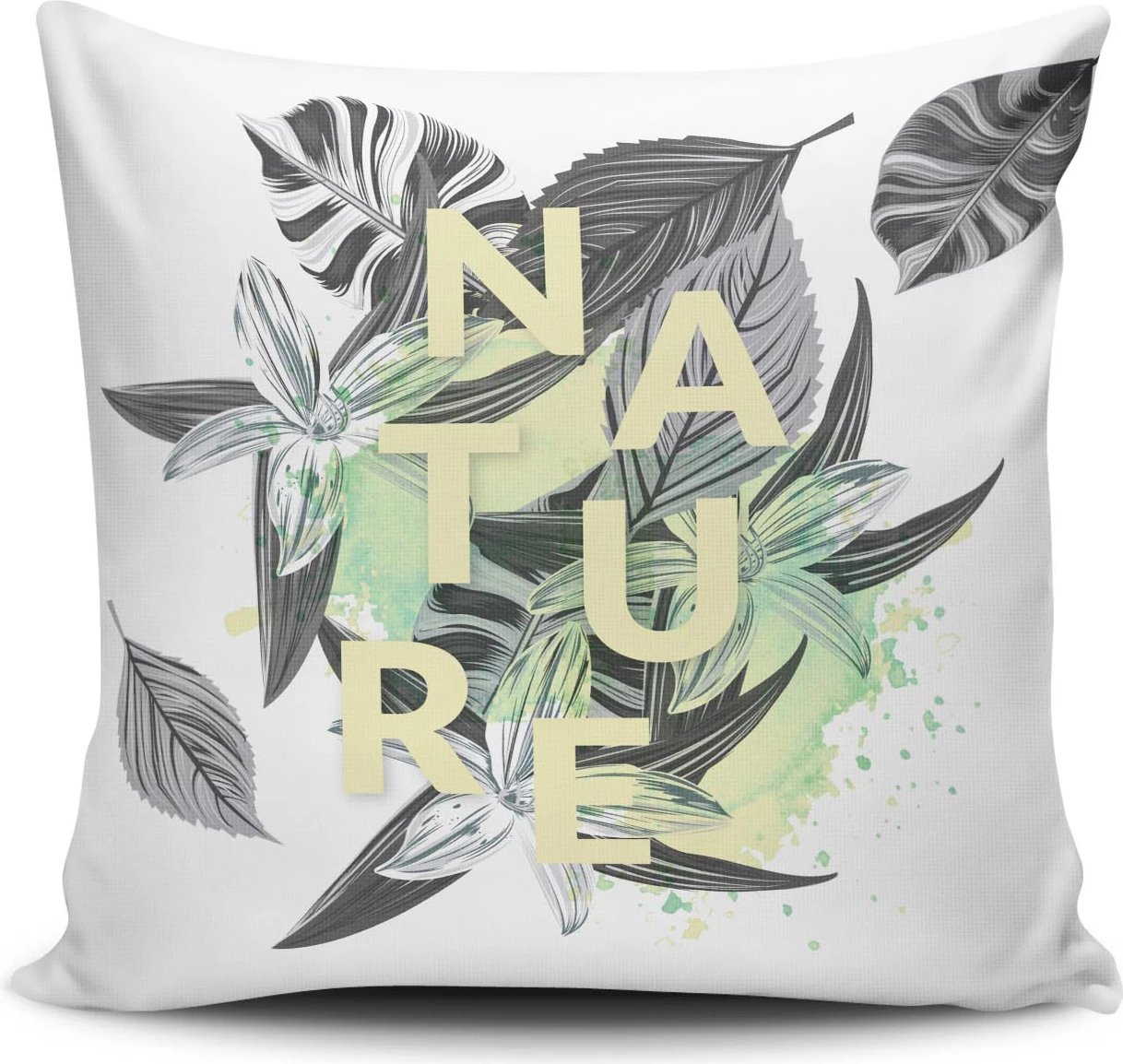 Jastëk dekorativ, mbulesë, shumëngjyrëshe, Evila Originals, NKLF-327, 43x43cm