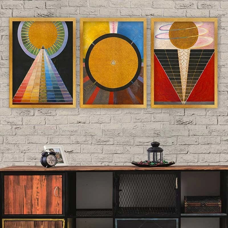 Pikturë dekorative me kornizë (3 copë), Wallity, 3AC_UN10080921_3545