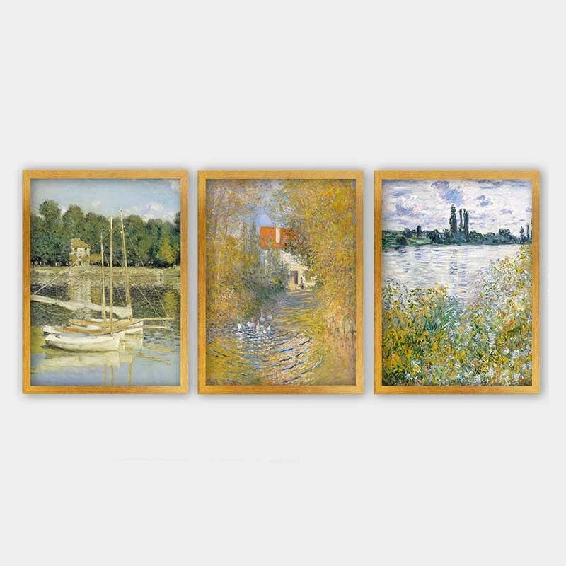 Pikturë dekorative me kornizë (3 copë), Wallity, 3AC_UN2680258_3545