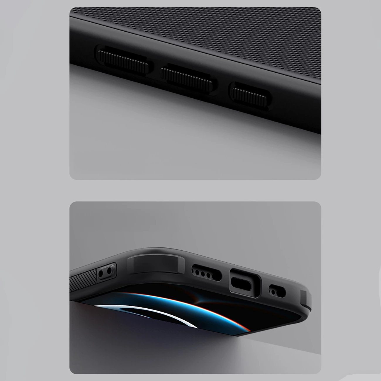 Mbështjellës Nillkin Super Frosted Shield Pro Magnetic për iPhone 16e, i zi