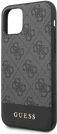 Mbështjellës Guess 4G Stripe për iPhone 11/XR, 6.1", Gri
