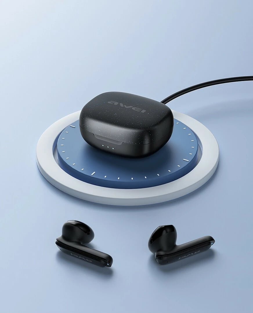 Kufje Me Bluetooth AWEI T66 ENC (Zezë)