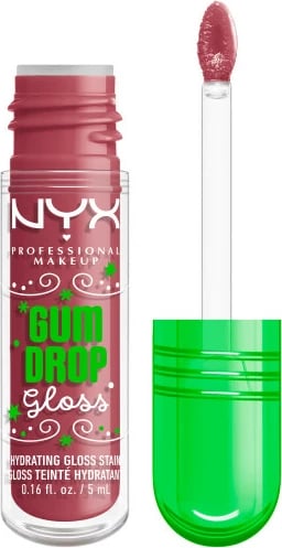 Gloss për buzë për femra NYX Professional MakeUp Holiday Gum Drop Gloss Bubblegum Burst 5ml