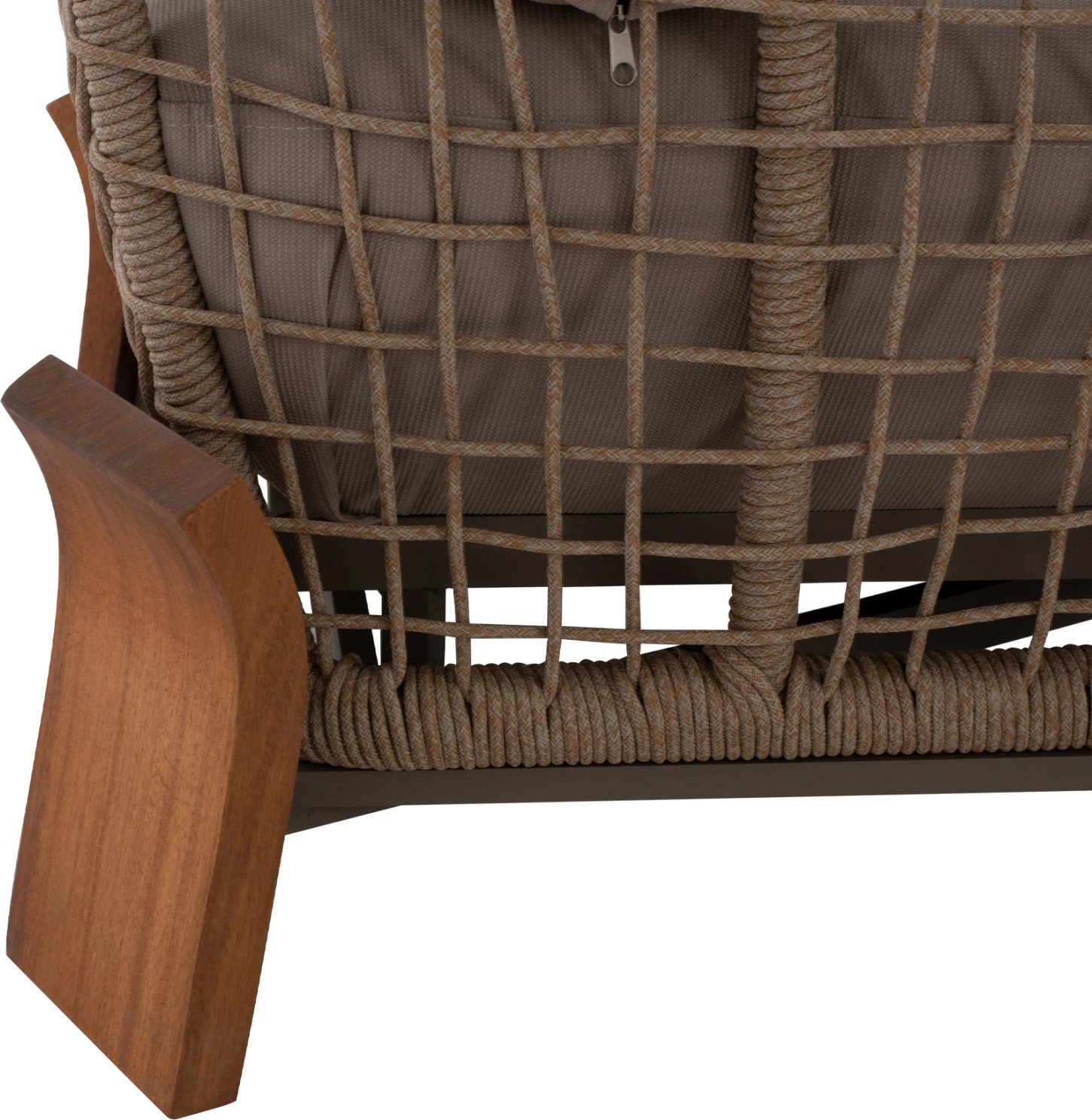 Set për jashtë OXFORD 4 copë IROKO litar xham i temperuar FH5884.01