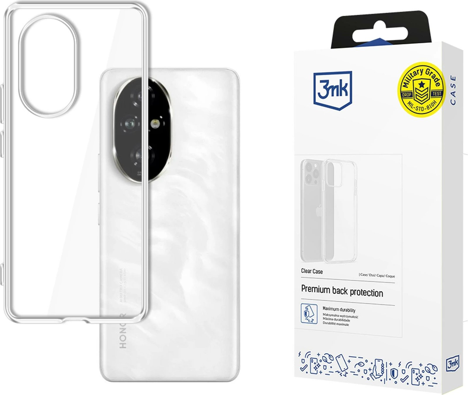 Mbështjellës 3mk Protection Clear Case për Honor 20, Transparent