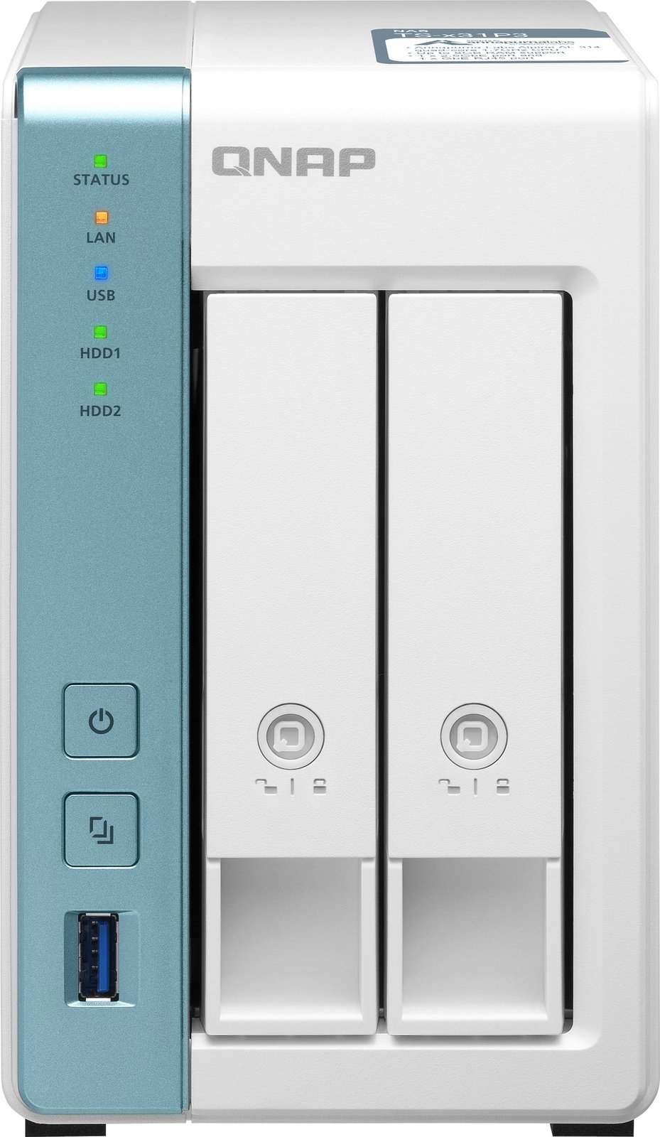 NAS QNAP TS-233, Mini Tower, ARM Cortex-A55, 2 GB, QNAP QTS