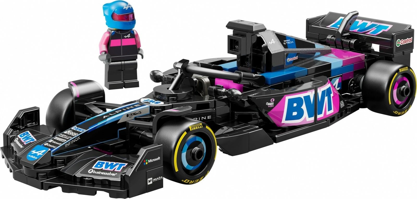 Set LEGO Speed Champions BWT Alpine F1 Team A524, 258 pjesë