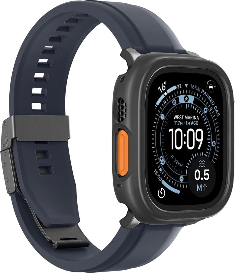 Mbështjellës mbrojtës për Smartwatch, AmazingThing, Minimal Case, për Apple Watch Ultra 3 49 mm, i zi