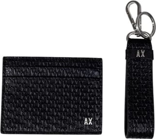 Portofol Armani Exchange për meshkuj, i zi
