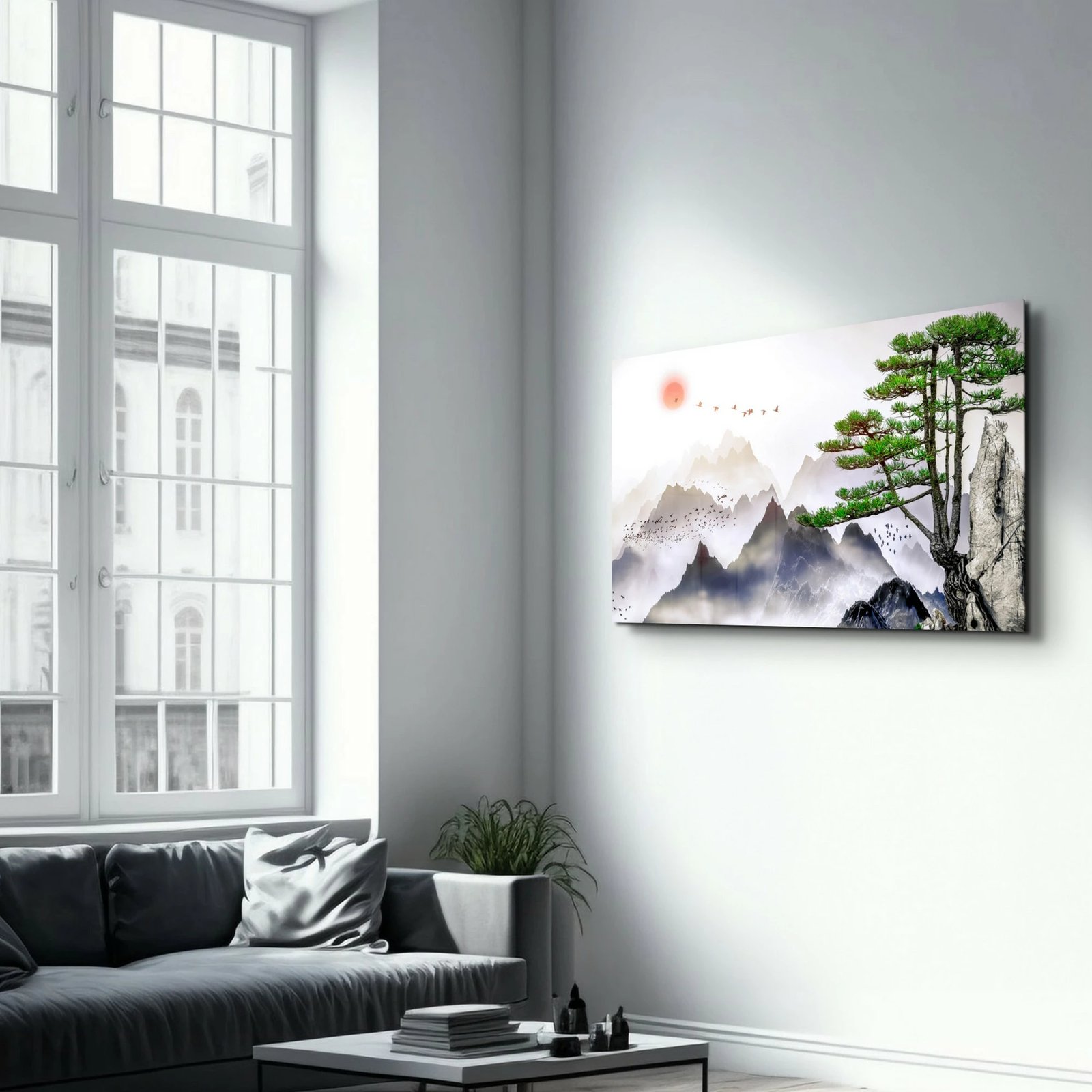 Pikturë dekorative prej xhami të temperuar, Wallity CAM-1019, 46x72cm