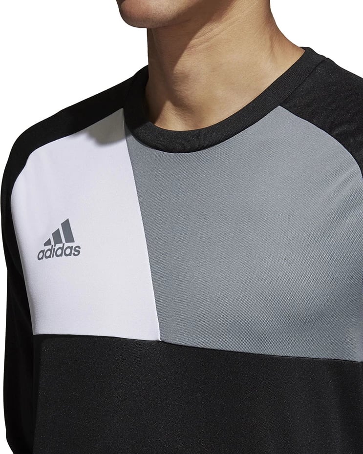 Fanellë portieri për fëmijë adidas, e zezë