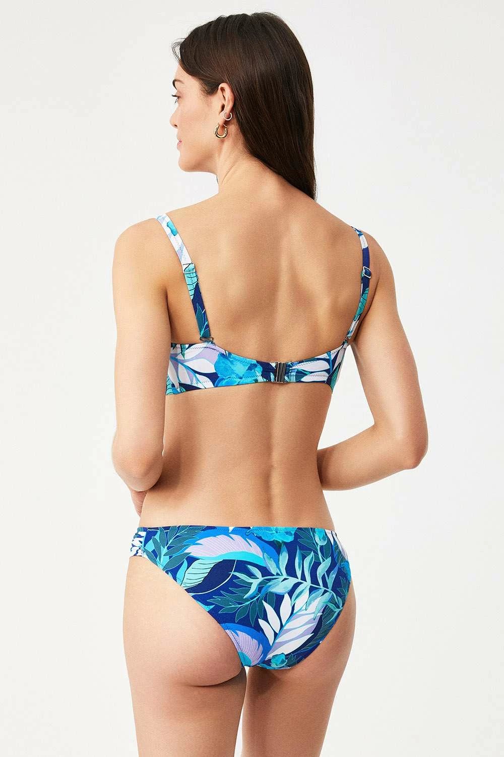 Set bikini dy pjesësh Jumeon, Azula, ngjyrë kaltër