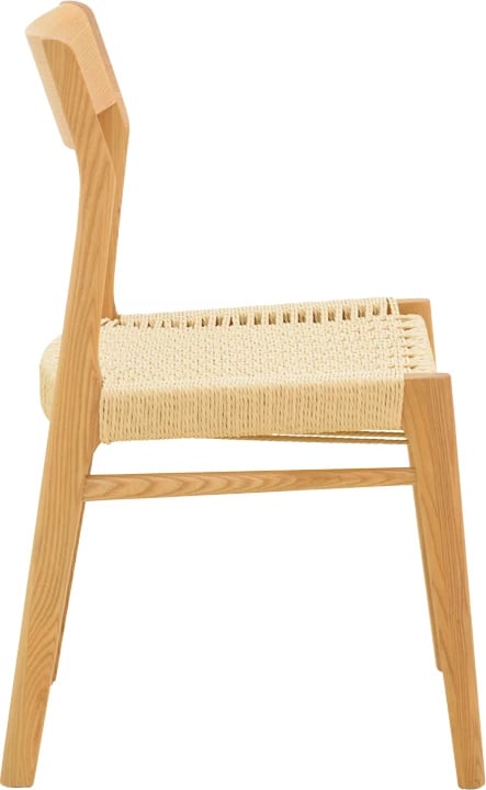 Karrige Karlinda, dru ahu natyral, litar ngjyrë natyrale, 47.5x55x81cm