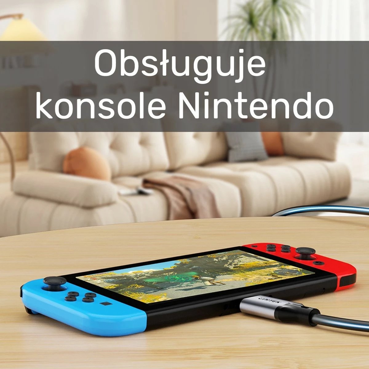 Kabllo Ethernet Unitek USB-C RJ-45 LAN, 3m, ngjyrë zezë-argjendtë