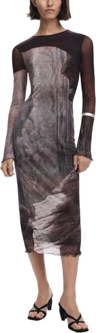 Fustan Desigual femra, kafe