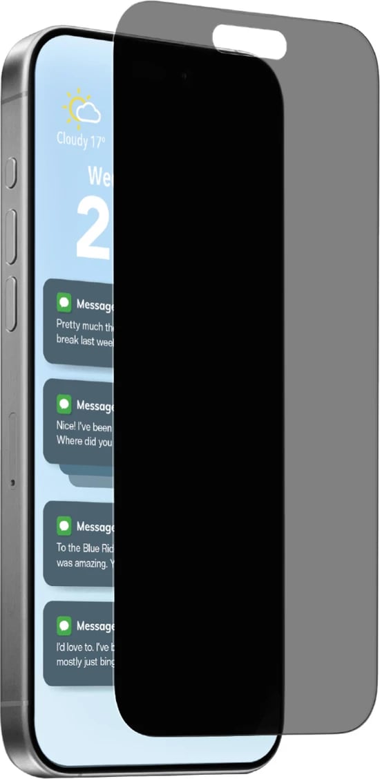 Xham mbrojtës privatësie Puro Privacy për iPhone 17, iPhone 17 Pro, iPhone 16