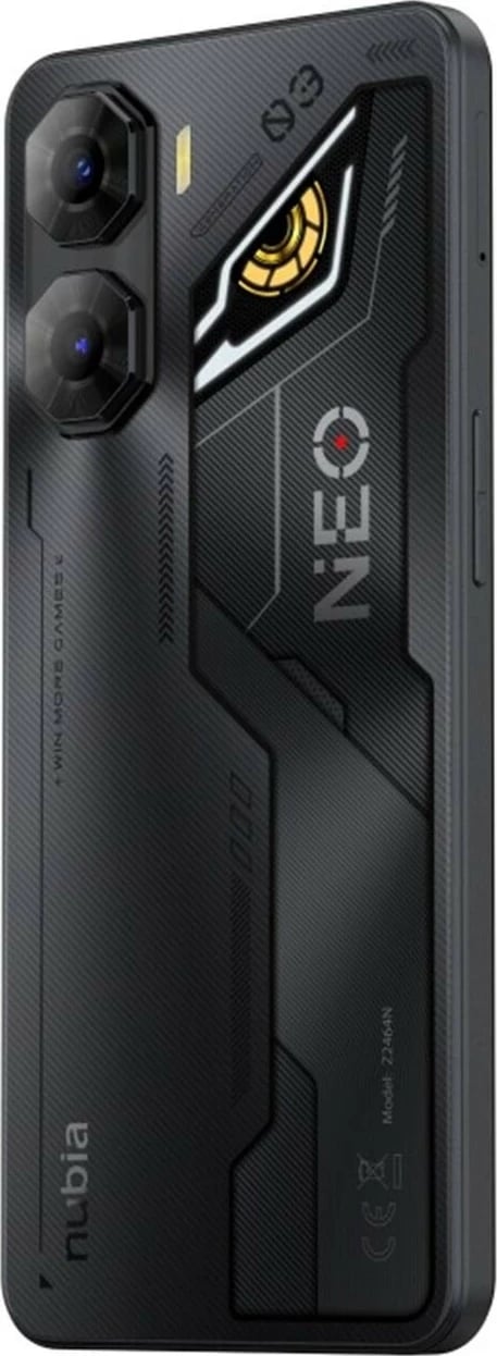 Celular Nubia Neo 3 5G, 8GB RAM, 256GB, e zezë