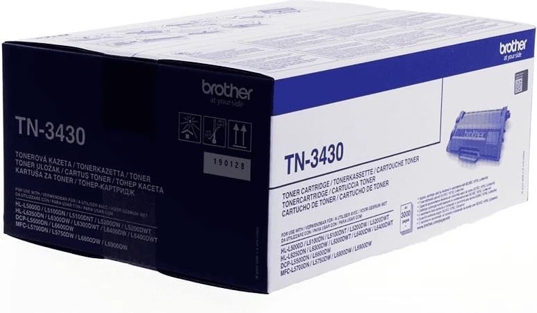 Toner Brother TN-3430, rendiment 3000 faqe, standard, e zezë