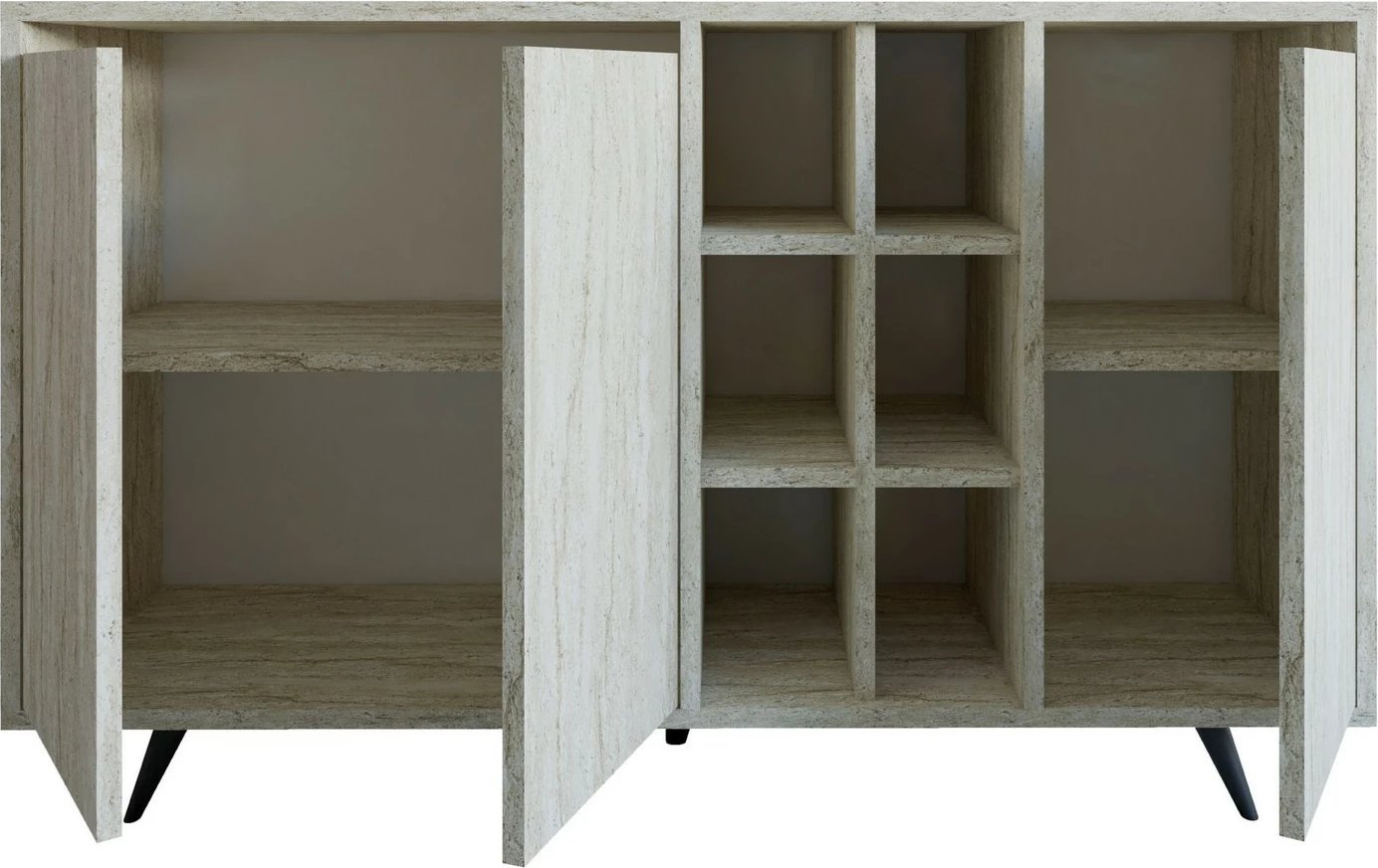 Konsolë Hanah Home, seria Travertine