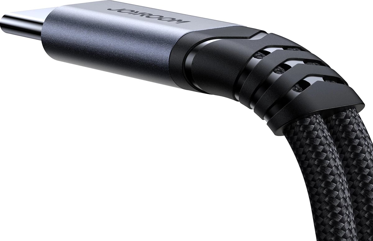 Adapter USB-C në 2x USB-C Joyroom SY-C03, DAC, 60W, i zi Adapter USB-C në 2x USB-C Joyroom SY-C03, DAC, 60W, i zi