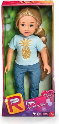 Kukull për vajza #Rfriends 46cm Doll - Emily