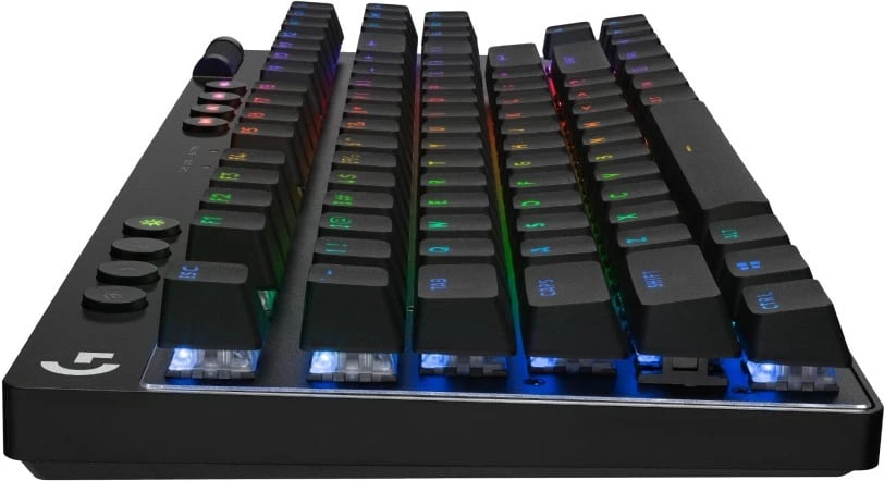 Tastierë mekanike Logitech G PRO X TKL, wireless, RGB LED, QWERTY, e zezë