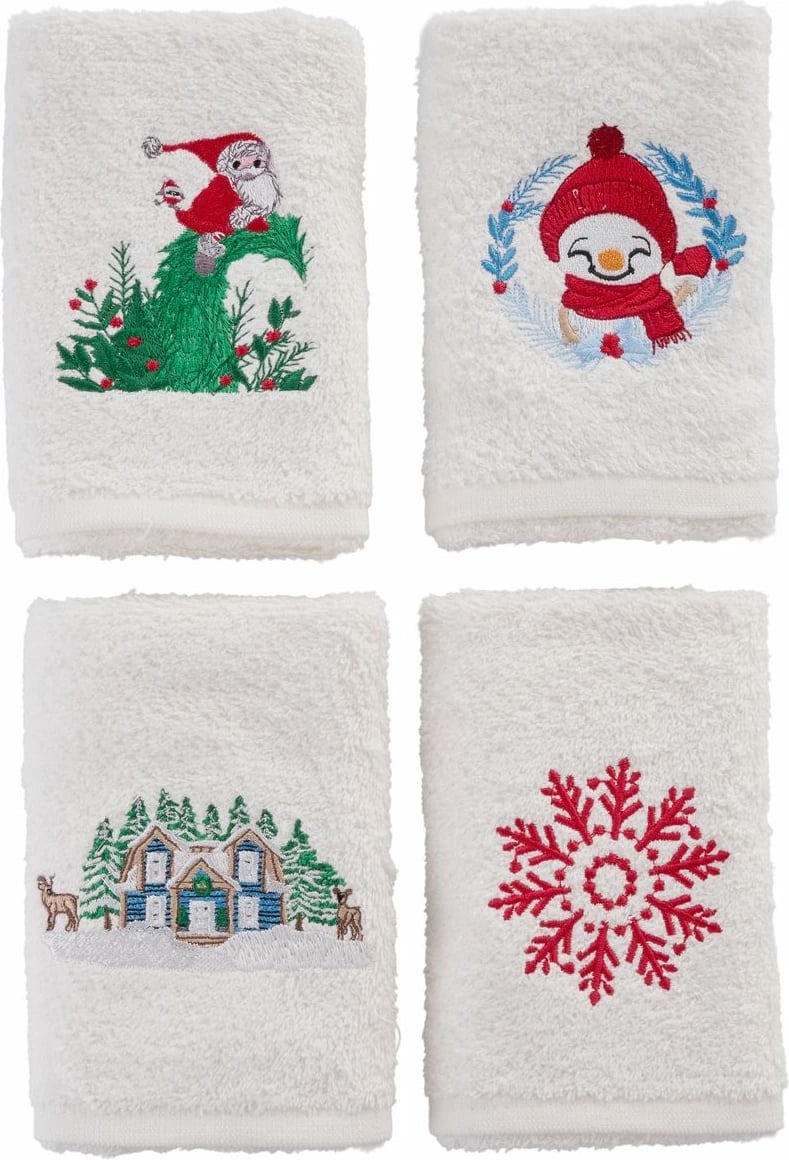 Set peshqirësh për larje (4 copë), Mijolnir, Christmas Glow