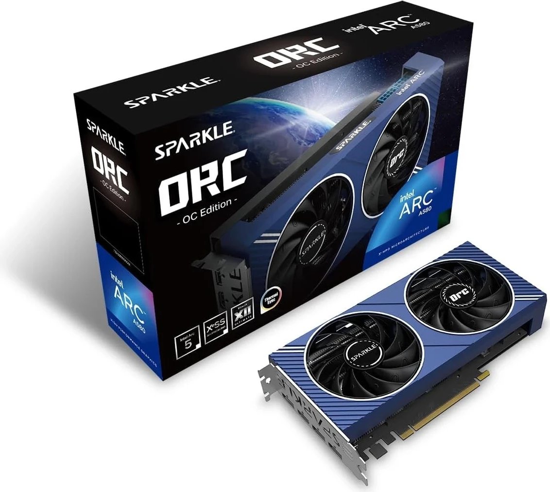 Kartë Grafike Sparkle Intel Arc A580 ORC OC Edition, e kaltër