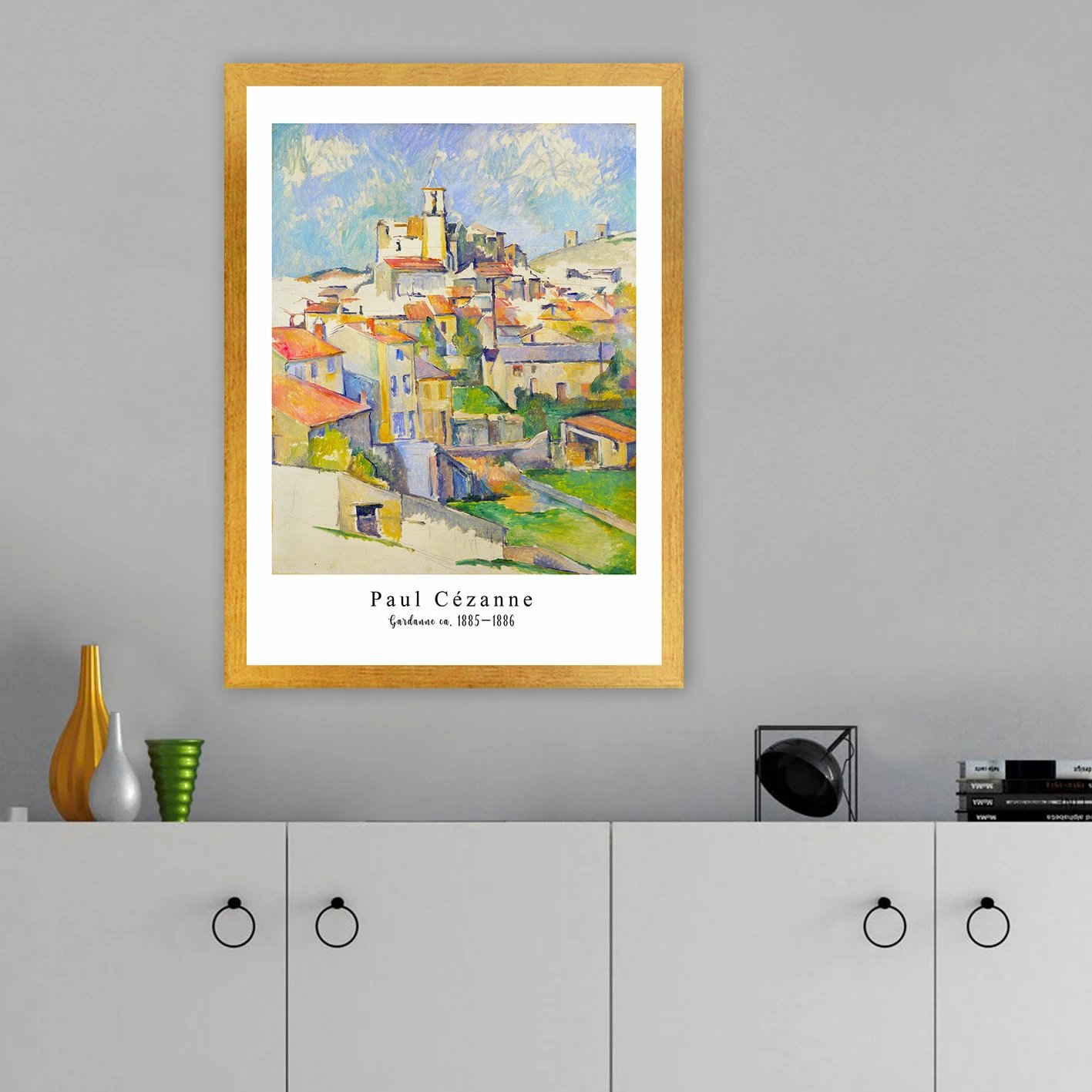 Pikturë dekorative me kornizë, shumëngjyrëshe, AC2036335-3545