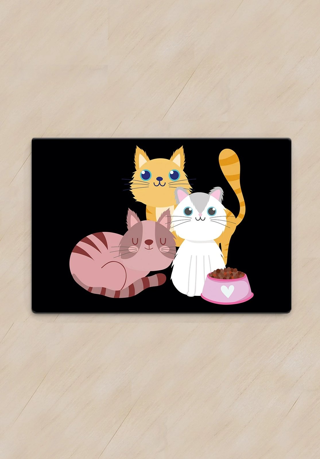 Tapet për rërë mace, Paws & Whiskers, Tresga, shumëngjyrësh, 40x60cm